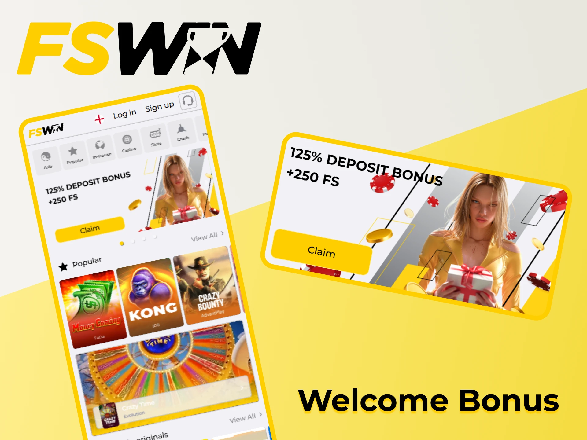 Download the FSWin app and get a welcome bonus.